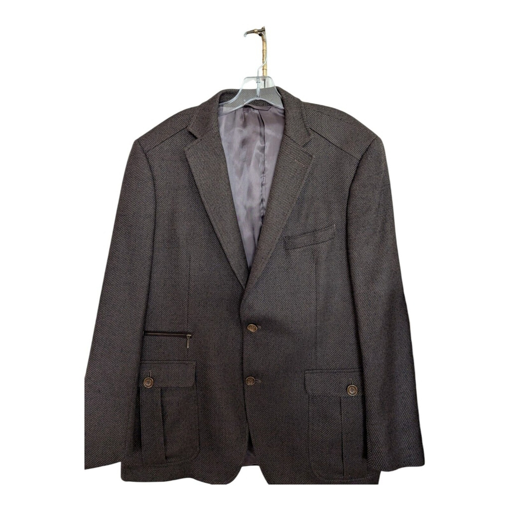 IBIZA 'Armino' 100% Angelico Super 100s Wool Field Jacket Size 44R